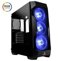 ราคา Antec DF500 RGB Tempered Glass ATX Gaming Mid-Tower Case Black (1298303354)
