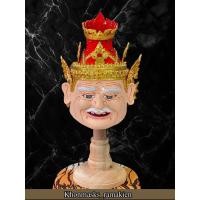 ราคา เศียรพ่อแก่ เศียรปู่ฤาษีนารอด พ่อแก่นารายณ์ ขนาดครอบศีรษะ งานกระดาษ ตาแก้ว ประดับเพชร (18881254307)