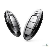 ราคา *สินค้าพร้อมส่ง* เคสกุญแจรถยนต์ NISSAN เคสกุญแจรีโมทรถยนต์ เคสกุญแจโลหะรีโมทรถยนต์ นิสสัน Car Key Case มาพร้อมพวงกุญแจ (8266345937)