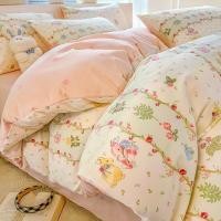 ราคา ชุดเครื่องนอนฝ้ายสี่ชิ้น สไตล์เจ้าหญิง สำหรับห้องนอน (29793297078)