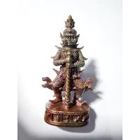 ราคา ครูบาบุญยัง วัดห้วยน้ำอุ่น ท้าวเวสสุวรรณ เนื้อสัมฤทธิ์ ผิวรุ้ง (KA844) (25339537878)