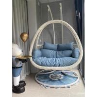 ราคา หมุนเก้าอี้เปลญวนคู่หนาตะกร้าหวายในร่มเปลญวนเก้าอี้คู่เก้าอี้หวายกลางแจ้งแกว่งเปลญวนเก้าอี้เหมาะสําหรับผู้ใหญ่ระเบียงแขวนพื (42120061586)
