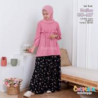 ราคา CUTETRIK NETHA GD-627 ชุดกระโปรงเด็ก ชุดกระโปรงมุสลิมสีชมพู (8926233337)