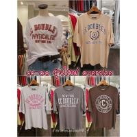 ราคา cc-ooแท้100% เสื้อยืดสีพื้นผู้หญิง cc double o รุ่นใหม่ล่าสุด ทรงโอเวอร์ไซส์ (17859111020)