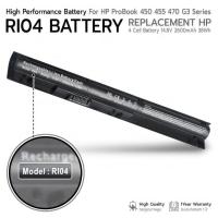 ราคา 9Gadget - ประกัน 1 ปี - แบตเตอรี่ RI04 โน๊ตบุ๊ค HP ProBook 450 455 470 G3 14.8V 38Wh 2600mAh แล็ปท็อป Battery HP ProBook (43956991921)