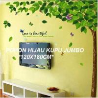 ราคา HIJAU Evanurita สติ๊กเกอร์ติดผนังวอลเปเปอร์สติ๊กเกอร์ติดผนังต้นไม้ขนาดใหญ่สีเขียว xy1093 (41655770742)