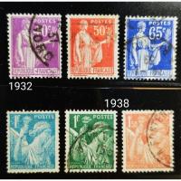 ราคา ชุดเก่าฝรั่งเศส ปี 1932, 1938 / set 6 ดวง (29733529840)