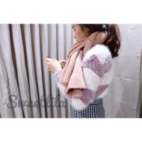 ราคา ผ้าพันคอไหมพรมหนานุ่ม❄ผืนใหญ่❄ (166592491)