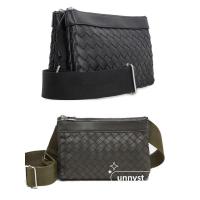 ราคา ของแท้ BOTTEGA VENETA 2023 กระเป๋าสะพายสำหรับผู้ชาย Intrecciato (29868338970)