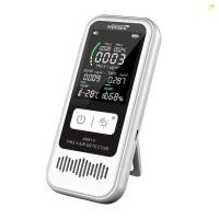 ราคา NOYAFA JMS13 ครัวเรือน PM2.5 เครื่องตรวจจับอุณหภูมิความชื้น LCD Digital Air คุณภาพเครื่องตรวจจับ TVOC/HCHO ฟอร์มาลดีไฮด์เครื่องทดสอบ PM2.5 Monitor เดสก์ท็อปเครื่องวัดอุณหภูมิ Hyg (27133761223)