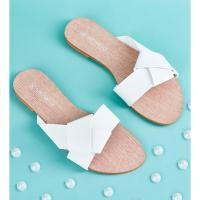 ราคา รองเท้าแตะสวมคาดลายผูกเชือกขาว MIOMORI รองเท้าแตะ (5018229397)