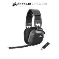 ราคา CORSAIR HEADSET HS80 MAX WIRELESS Gaming Headset, Steel Gray (29517755434)