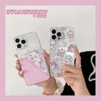 ราคา เคสโทรศัพท์มือถือแบบนิ่ม TPU ใส ลายการ์ตูนแมว Marie Aristocats สําหรับ iPhone 14 13 11 12 Pro Max X Xs Max Xr 7 8 Plus (22929884548)