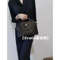 ราคา Chanel 23s กระเป๋าหนังสิทธิบัตรขนาดใหญ่ สำหรับสะพายข้างและถือ (42023829352)