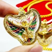 ราคา พญาครุฑ ปริสุทโธ เนื้อกะไหล่ทองลงยา หลวงพ่อคูณ วัดบ้านไร่ งานเลี่ยมทองไมครอนเกรดAกันน้ำ บูชาเสริมอำนาจบารมีโชคลาภเงินทอง (12777540259)