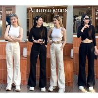 ราคา กางเกงขาม้า ผ้าทรงขาม้าเอวสม็อค ANUNYA (27164286876)