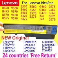 ราคา ใหม่ Original L09S6Y02 L09N6Y02สำหรับ Lenovo IdeaPad Z370 Z460 Z470 B575 G460 K47 E47 B470 G565 Series แบตเตอรี่แล็ปท็อป (26857721640)
