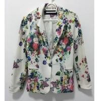 ราคา Zara แท้ เสื้อสูทลายดอกไม้ (1444857797)