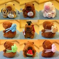 ราคา Cartoon Capybara Plush Keychain Bag Pendant Hanging Decoration Cute Stuffed Doll Toy Desktop Doll Ornament Car Keyring K (29784719967)