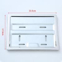 ราคา 【COD】กรอบป้ายทะเบียนรถมอเตอร์ไซด์แบบ สแตนเลส 100% for Honda YAMAHA เหมาะสําหรับรถจักรยานยนต์ทุกประเภท (44418207989)