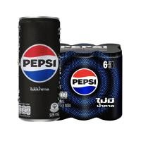 ราคา เป็ปซี่ไม่มีน้ำตาล,เป็ปซี่กระป๋องแพ็ค6(มีส่งด่วน)325มิลลิลิตรPepsi (53400266267)