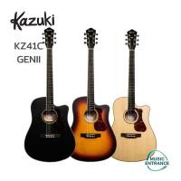ราคา Kazuki KZ-41C GEN ll กีตาร์โปร่ง 41 นิ้ว กีต้าร์โปร่ง Kazuki KZ41C GEN2 (28128483440)