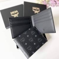 ราคา ,,ผ่อน0%~แท้100% พร้อมส่ง mcm wallet 6card กระเป๋าสตางค์ ชาย black due (26318215859)