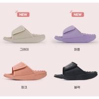 ราคา [BALLop] รองเท้าแตะกดจุด 3 ซม. เพิ่มความสูง สำหรับออกกำลังกายและควบคุมน้ำหนัก (สีดำ/เทา) (27642082093)