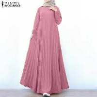 ราคา ❤ ZANZEA ชุดเสื้อแขนยาวสตรีมุสลิมสำหรับผู้หญิง #1125 (25845788361)
