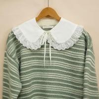 ราคา Out สร้อยคอผ้าคลุมไหล่ปักลายดอกไม้ลูกไม้สไตล์ญี่ปุ่นสําหรับผู้หญิง (10910025425)