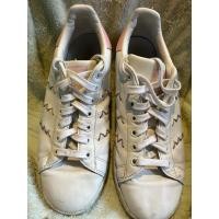 ราคา แท้ รองเท้า Adidas สำหรับผู้หญิงรุ่นสแตนสมิธสีขาวคลิบชมพู￼ ขนาด 26/40 (25788113372)