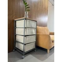 ราคา Muji Canvas Unit Shelf ลิ้นชักเหล็ก ผ้าแคนวาส มือสอง (26081074958)