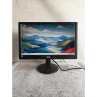 ราคา LAYAR จอภาพ Lcd aoc e1670swu/wm สภาพลบหน้าจอสองเส้นขอบ (52300815935)