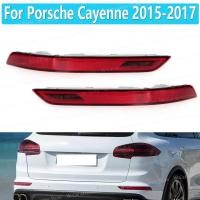 ราคา PORSCHE รถสีแดงด้านหลังกันชนโคมไฟสําหรับ ปอร์เช่ พริกป่น 2015 2016 2017 สะท้อนแสงโคมไฟสะท้อนแสง 95863110510 (27142773469)