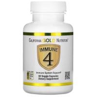 ราคา พร้อมส่งค่ะ California Gold Nutrition Immune 4 Immune System Support 60 Veggie Capsules (6879968114)