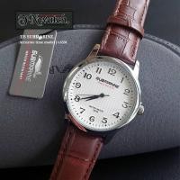 ราคา us submarine นาฬิกาผู้ชาย รุ่น J-185M นาฬิกาข้อมือสายหนัง ตัวเรือนสีเงินสายดำและน้ำตาล วัยรุ่นผู้ใหญ่ใส่ได้ กันน้ำ100% (26780690124)