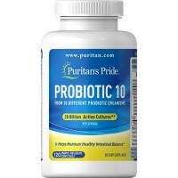 ราคา Probiotic 10 ( 20 billion live Probiotic ) 120/240 Capsules Puritan's Pride (2614588571)