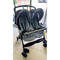 ราคา ส่งฟรี รถเข็นแฝด Graco รุ่น Duo Sport สีเทาดำ Twins (41811246071)