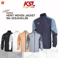 ราคา WARRIX เสื้อแจ็คเก็ตผ้าร่ม กันลม Jacket รุ่น Herit Woven (WA-223JKACL36) สีขาว/กรมท่า/ดำ/เทา/กากี (21361626074)