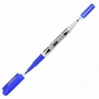 ราคา ปากกามาร์คเกอร์ 2 หัว ตราม้า H-41 สีน้ำเงิน (2793833198)