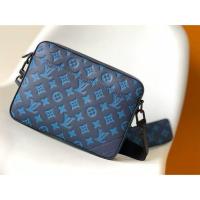 ราคา LOUIS VUITTON Duo Messenger กระเป๋าใส่ของแบบสะพายข้างหนังวัวสำหรับผู้ชาย 543 (26583227232)