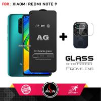 ราคา LAYAR 2IN1 กระจกนิรภัยป้องกันแสงสะท้อน Matte Screen Package สําหรับ Xiaomi Redmi Note 9 ฟรีกล้องกระจกนิรภัย (41074579339)