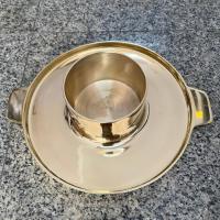 ราคา กระทะทองเหลืองปิ้งย่าง ไม่ติดกระทะ ร้อนไว ร้อนแรง ร้อนนาน หลุมสำหรับต้มน้ำซุปร้อนๆ ใช้ได้กับทั้งเตาแก๊สและเตาถ่าน (943878936)