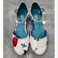 ราคา ส่งต่อ ⏩รองเท้ารัดส้น สีขาว เบอร์ 38⏪ (2446940750)