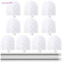 ราคา 10x แปรงขัดห้องน้ํา แปรงขัดห้องน้ํา หัวแปรงสํารอง โถสุขภัณฑ์ แปรงขัดห้องน้ําด้าม 2X (43415584986)