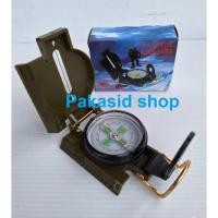 ราคา เข็มทิศเส้นเล็ง เข็มทิศเดินป่า เข็มทิศทหาร เข็มทิศ Lensatic Compass DC45-2AC (26200268962)