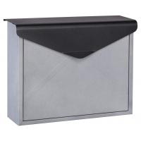 ราคา ตู้จดหมายกันน้ำ ตู้ไปรษณีย์หน้าบ้าน สีดำ-เงิน (3082812840)