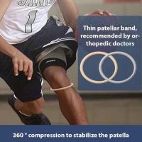 ราคา สายรัดพยุงเข่า Patella คู่ยืดหยุ่นกีฬาพยุงเข่ารั้งห่อสายรัดเข่าซิลิโคน (27792338404)