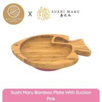 ราคา Eco Rascals Sushi Maru แผ่นไม้ไผ่ดูดสีชมพู (27192990667)