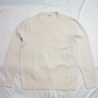 ราคา UNIQLO Milano Washable Rib Off White Cream หนาเท่เหมือนใหม่เสื้อสเวตเตอร์ถักเสื้อกันหนาว (29139481233)